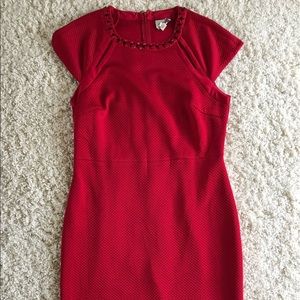 Beige by Eci red dress. Size 14 NWT